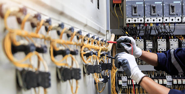 Professional Electrician technician working in Old Bethpage, NY